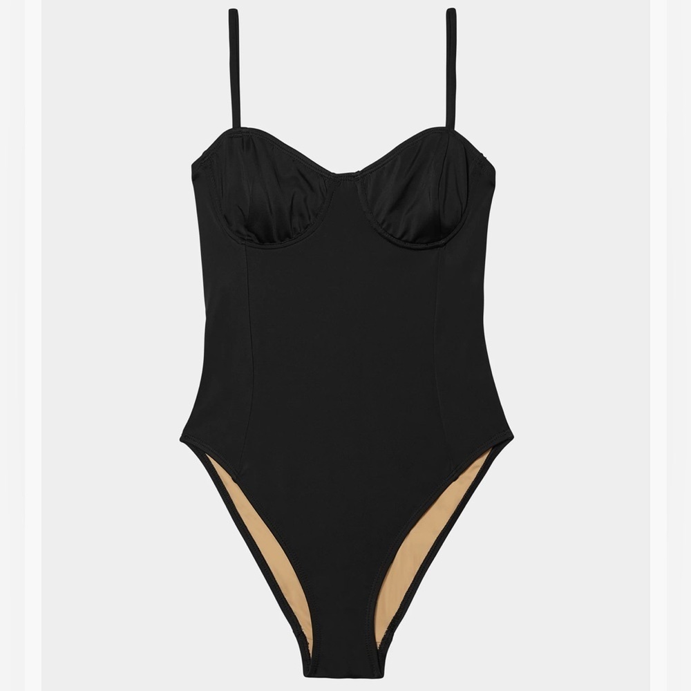 Nu Swim Harmony One Piece Swimsuit in Black sz XS 233$ - Picture 2 of 8